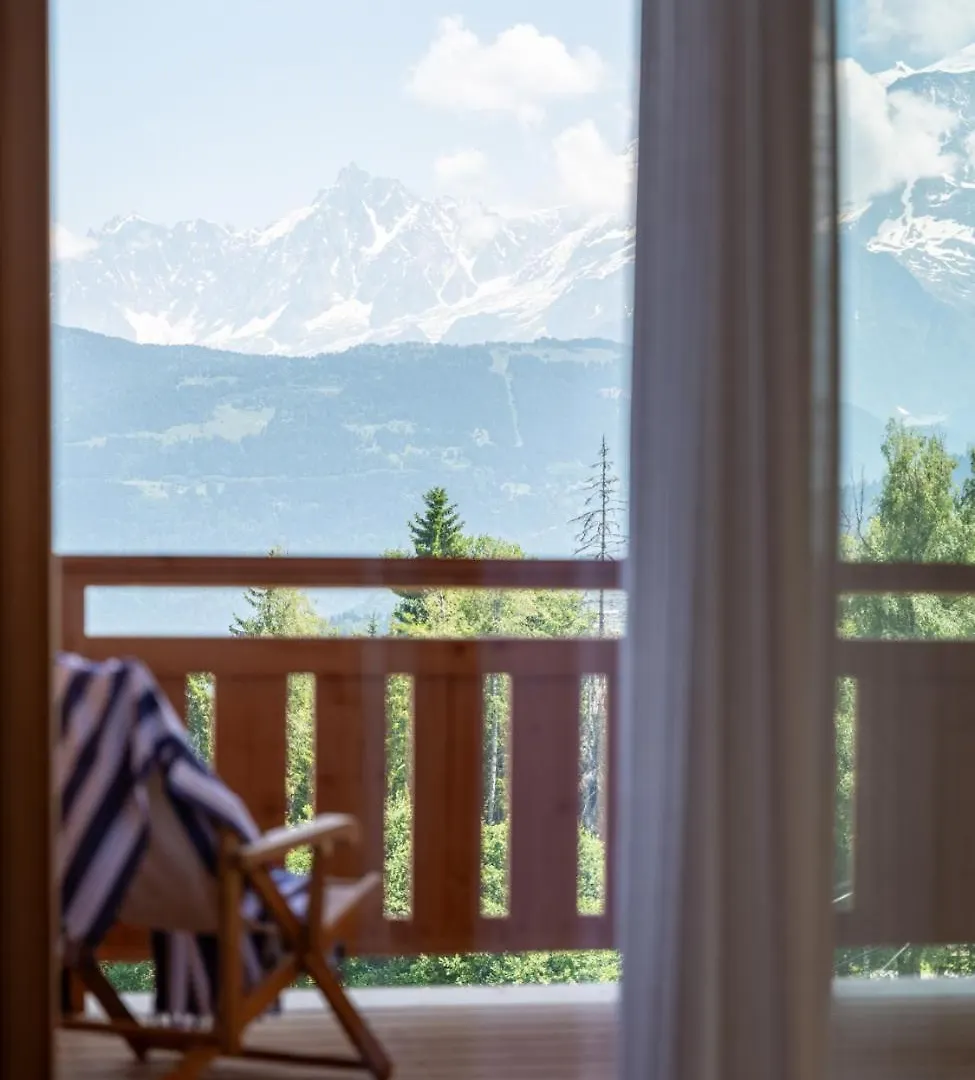 Chalet Avec Piscine Et Vue Panoramique Комблу Вилла